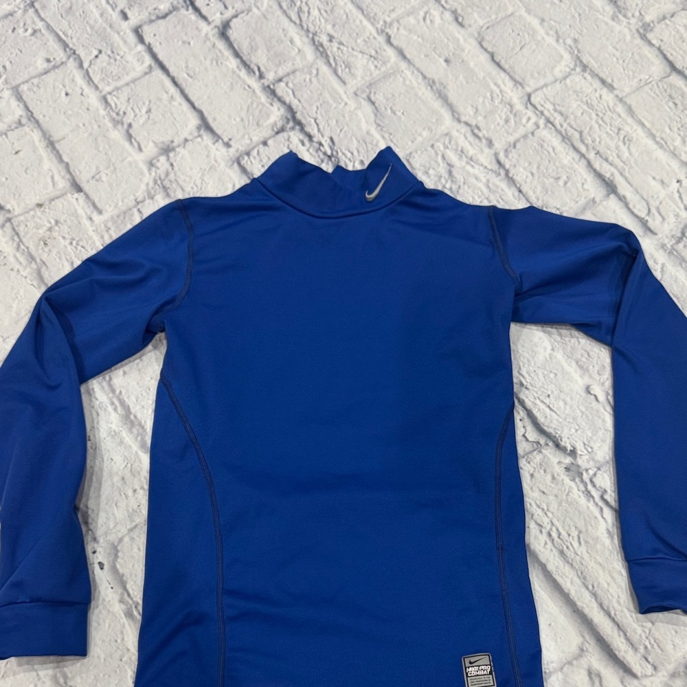 Nike Kids Royal Blue Long Sleeve Tee